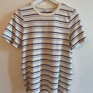 Frank & Oak Stripped Essential Organic Cotton T-Shirt